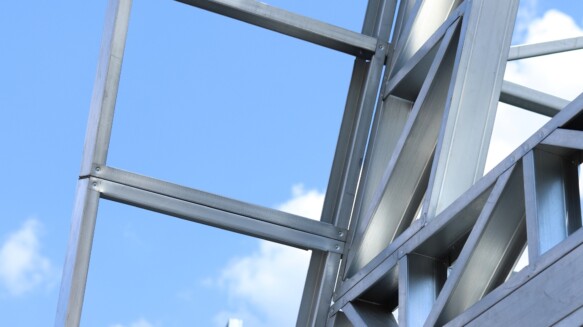 Structural steel framework illustrating load-bearing architecture and intentional design principles used to build systems that endure over time.
